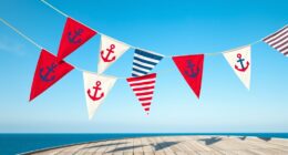 nautical flag pennant decor