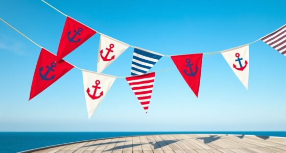 nautical flag pennant decor