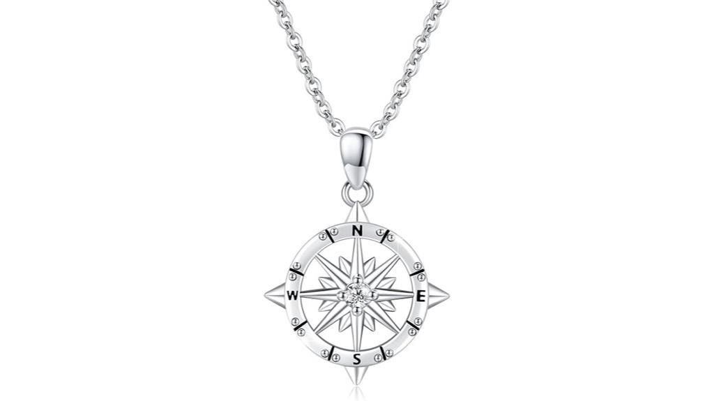nautical sterling silver necklace