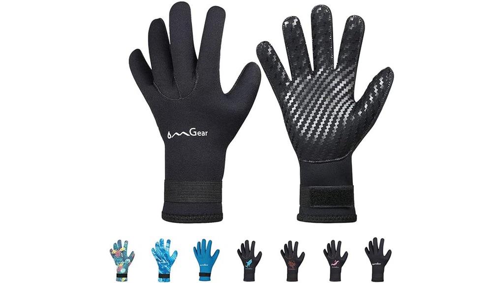 neoprene diving water gloves