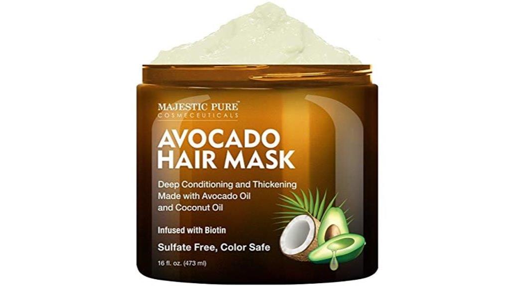 nourishing avocado coconut mask