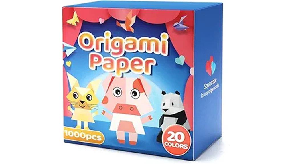 one thousand colored sheets