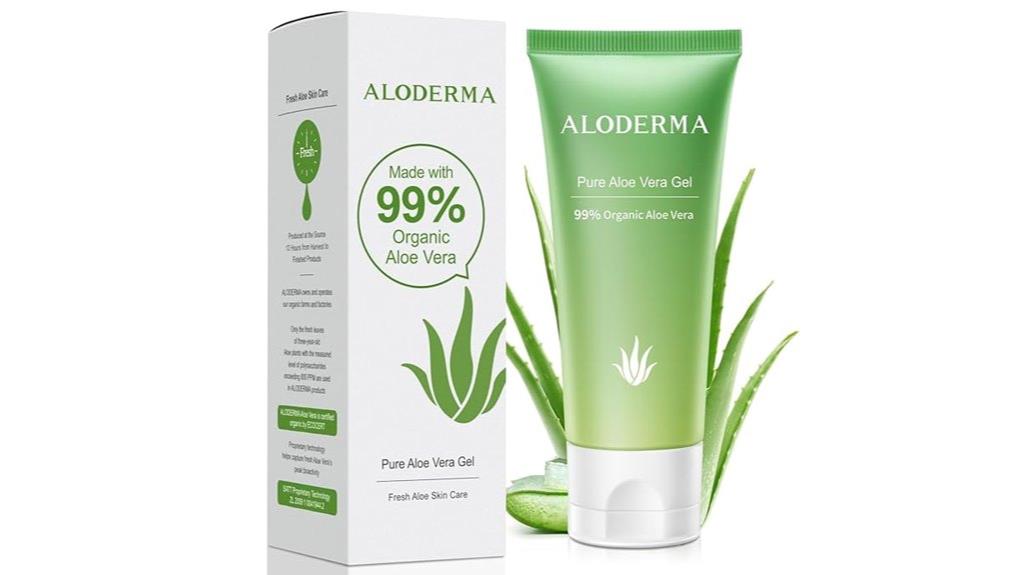 organic aloe vera gel