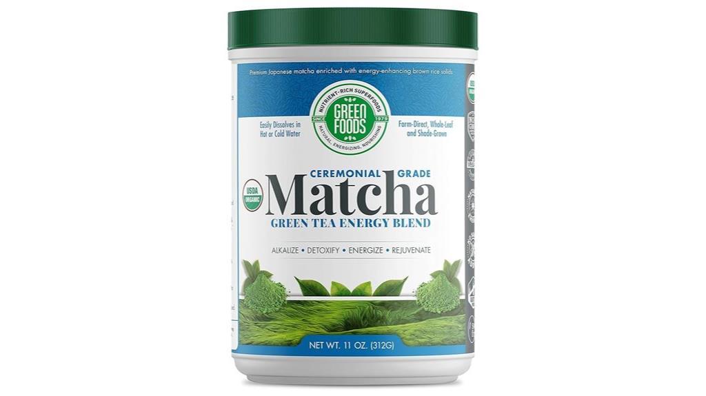 organic matcha green tea