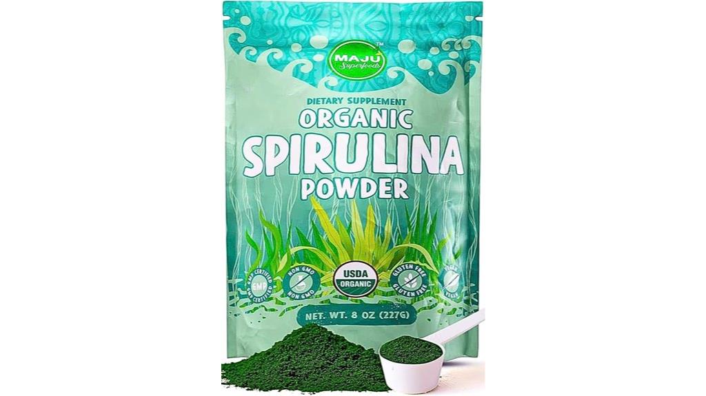 organic spirulina powder 0 5 lb