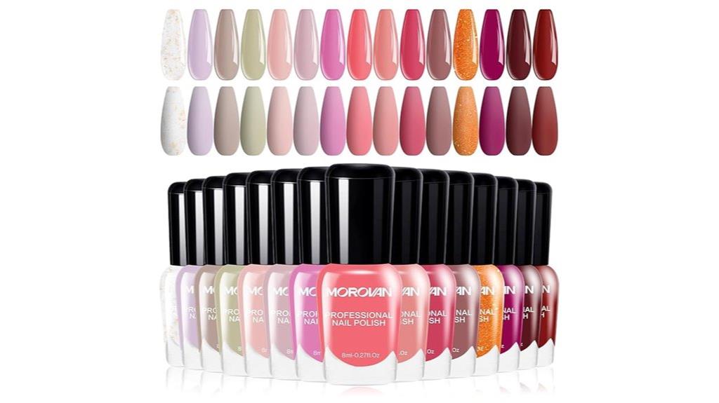 pink hot nail polish