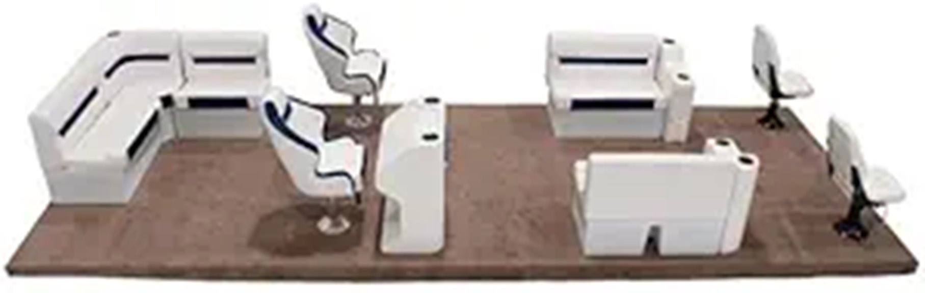 pontoon rear furniture set