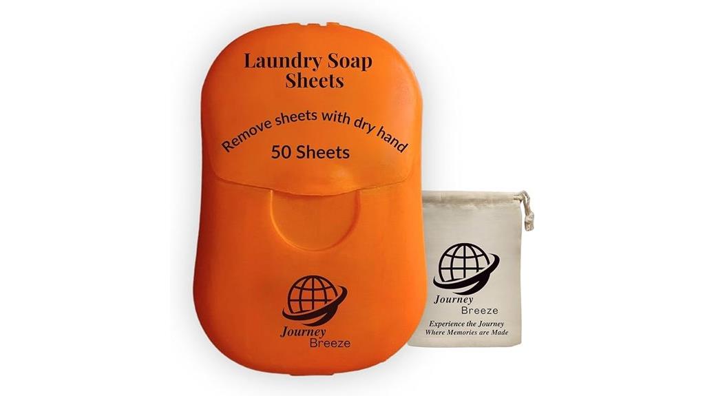 portable laundry detergent sheets