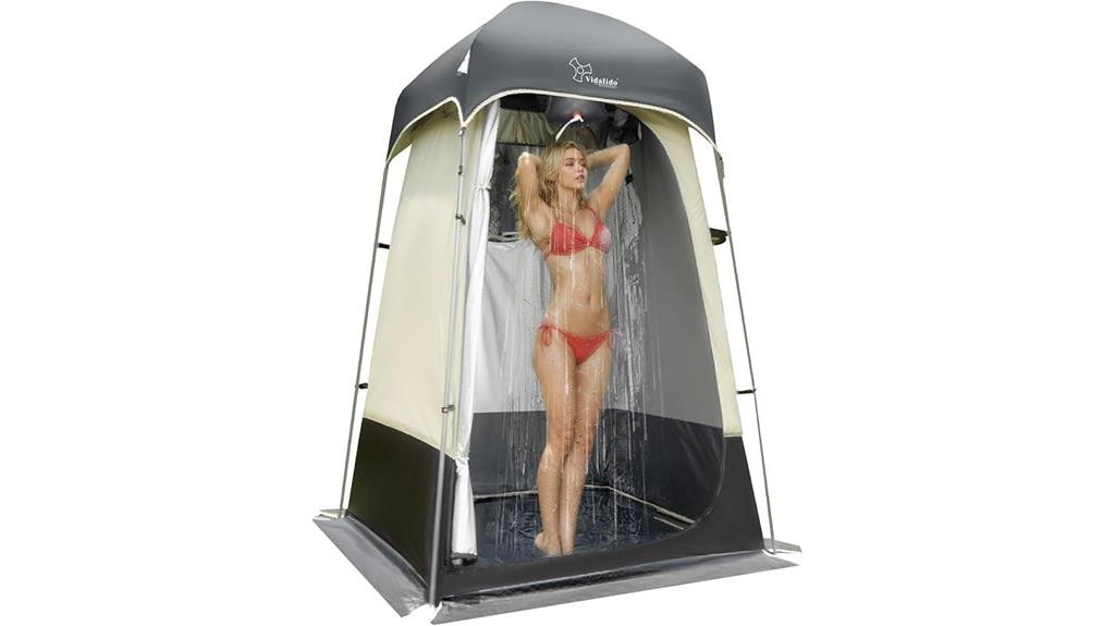 portable outdoor shower tent