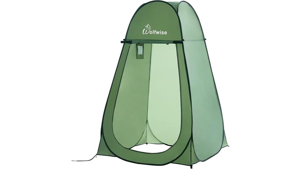 portable outdoor shower tent