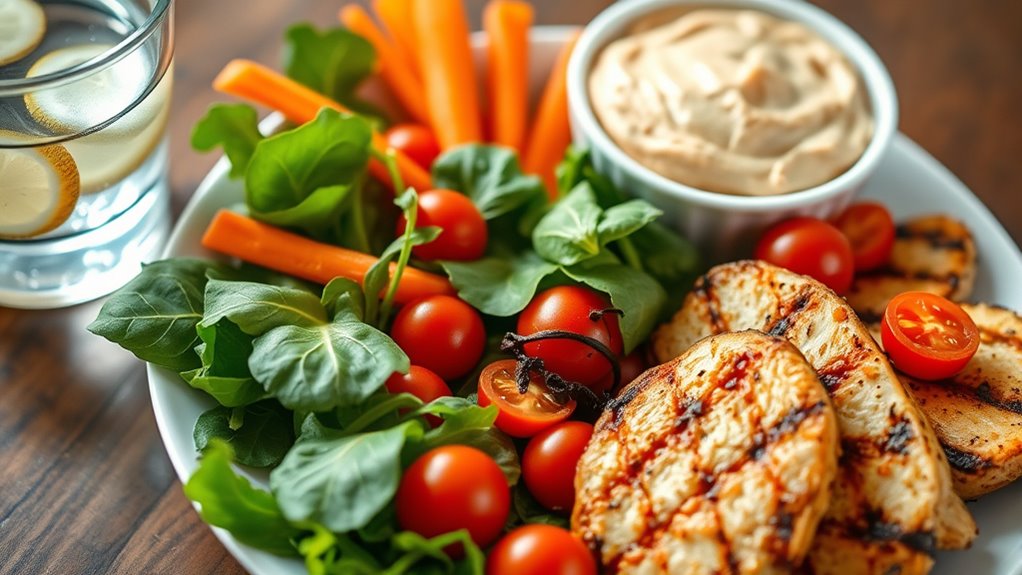 portion control and hydration