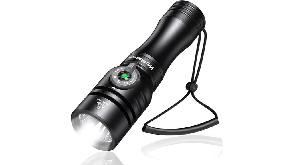 powerful waterproof diving light