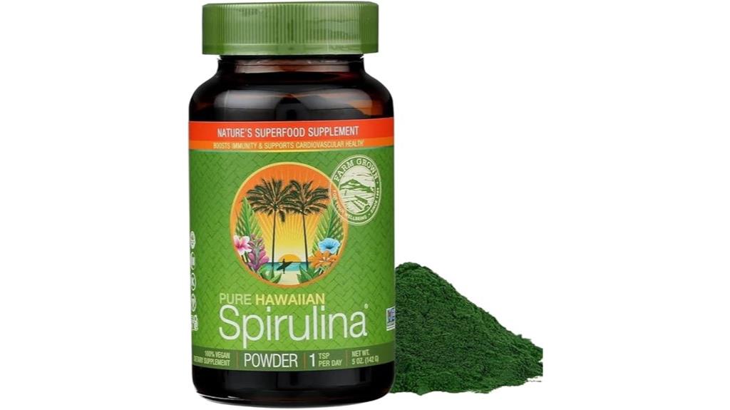 pure hawaiian spirulina powder
