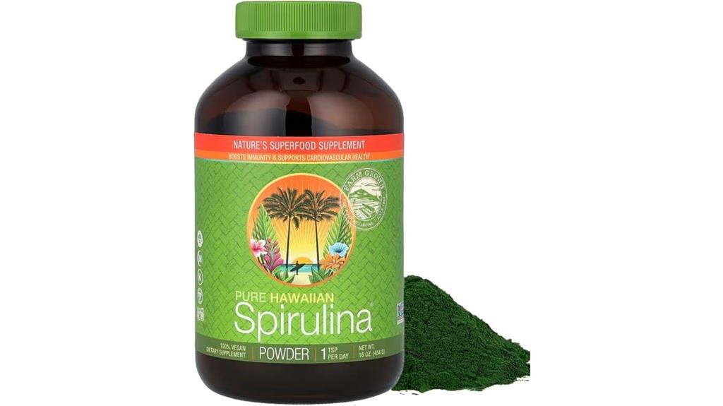 pure hawaiian spirulina powder