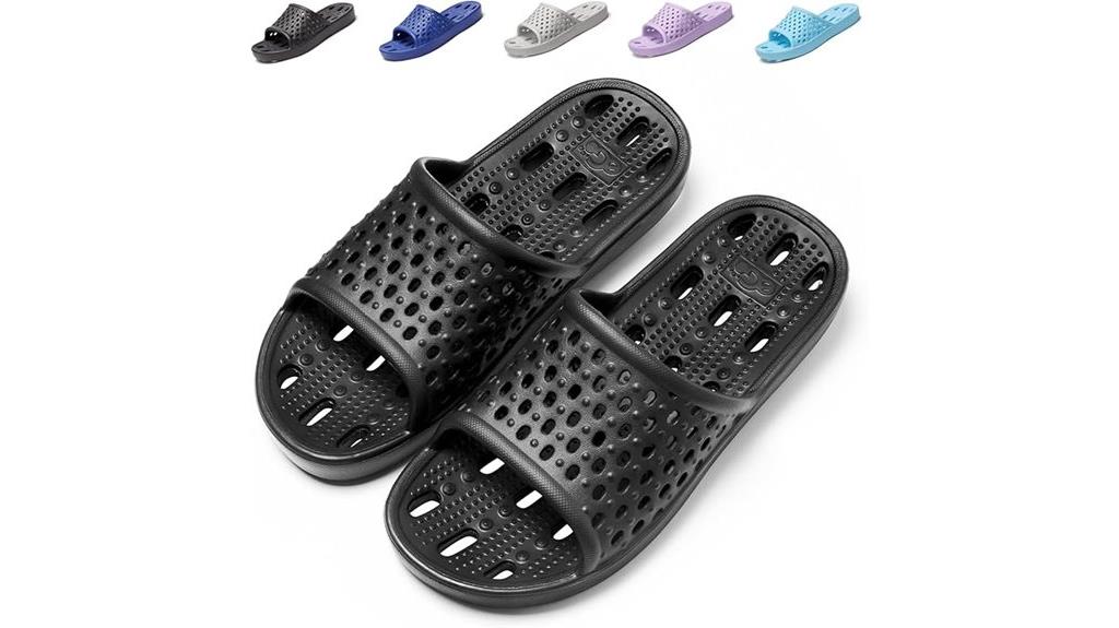 quick drying non slip shower slippers