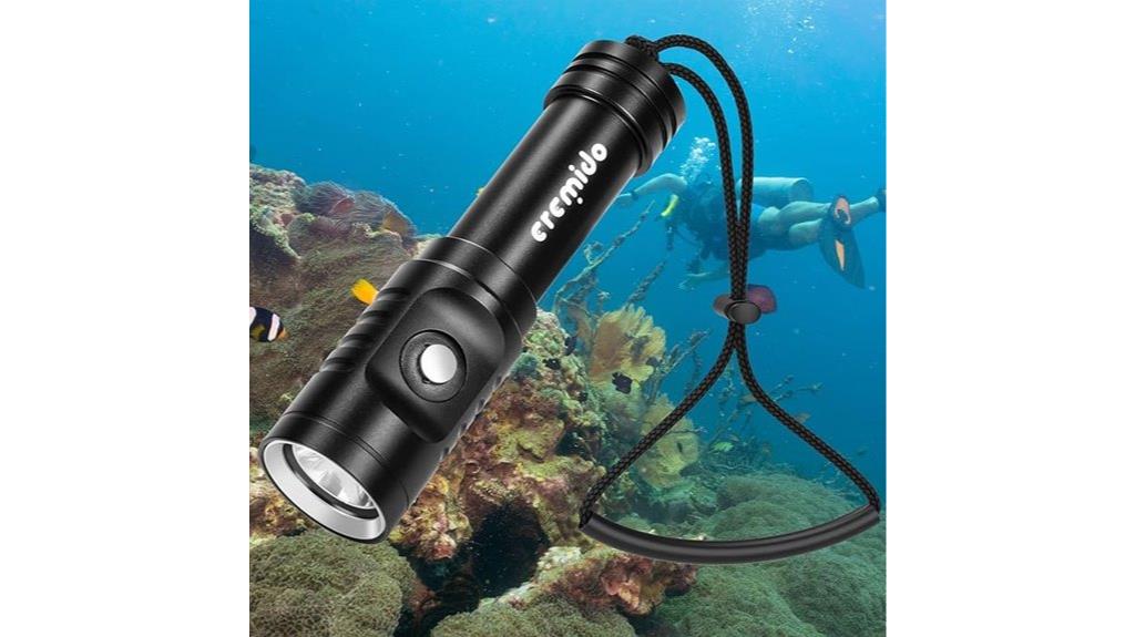 rechargeable underwater dive light