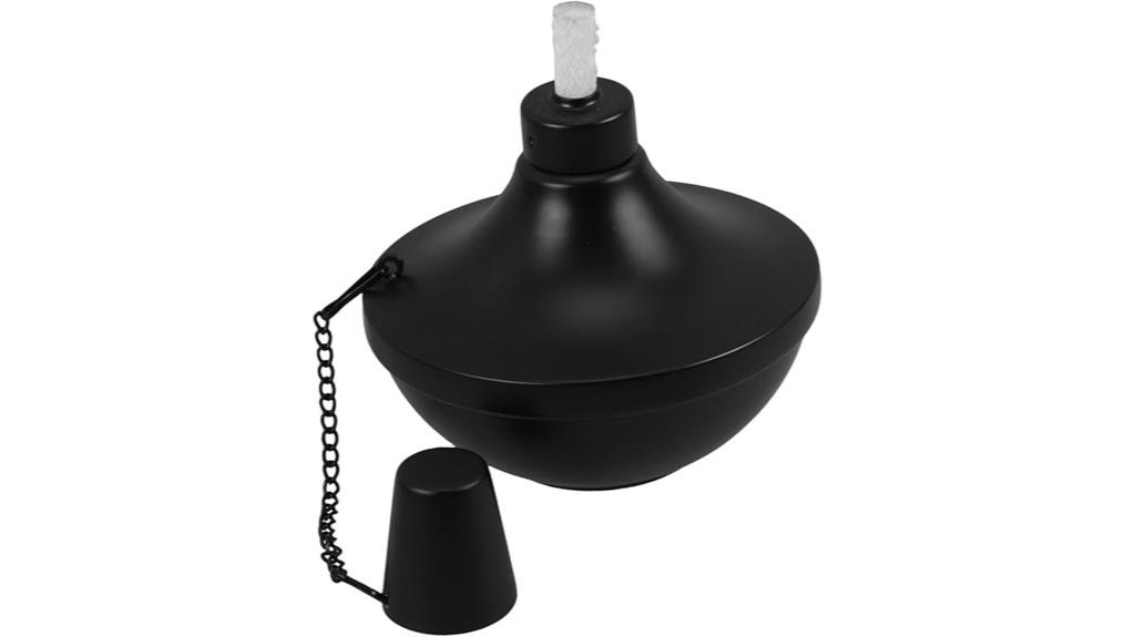 refillable metal oil torch