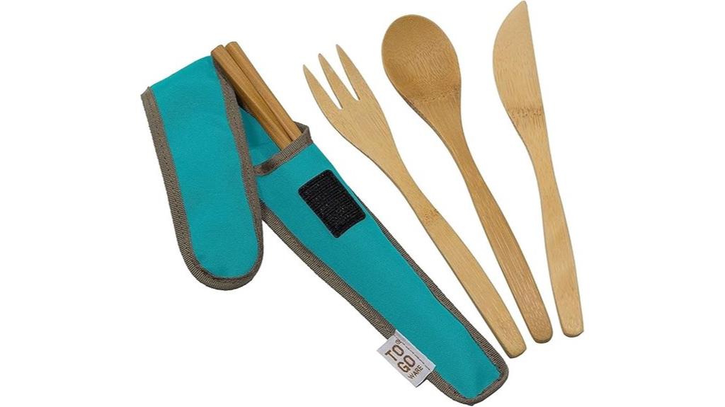 reusable bamboo travel utensils