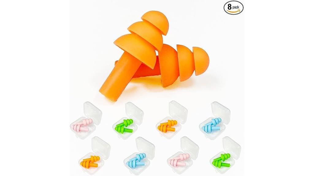 reusable silicone sleep earplugs