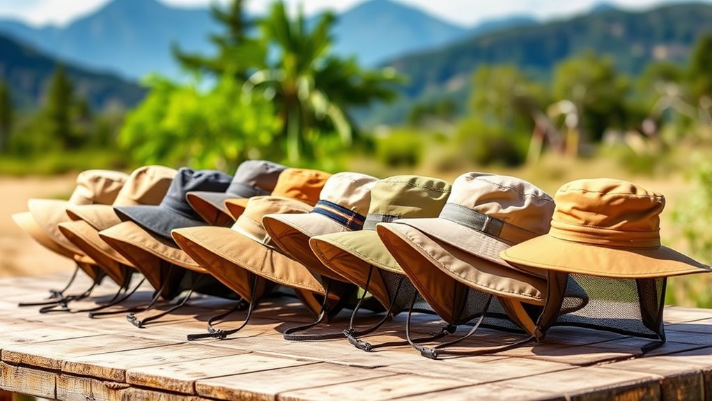 safari hats with neck flaps