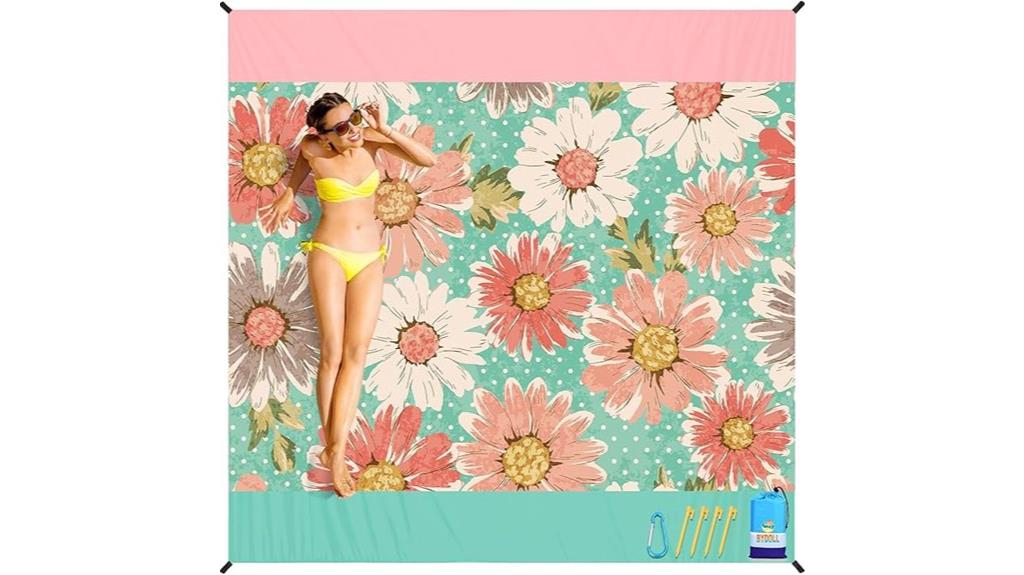 sandproof lightweight beach blanket