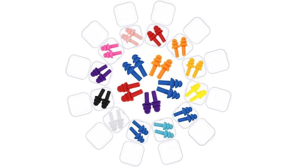silicone ear plugs pack