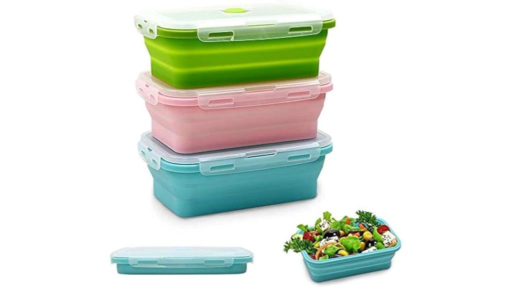 silicone food storage set