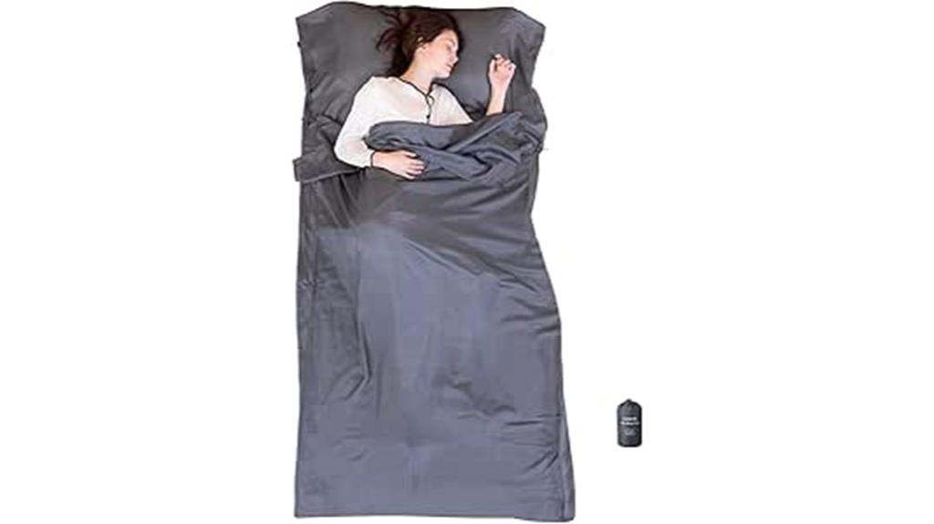 silk sleep sack for travel