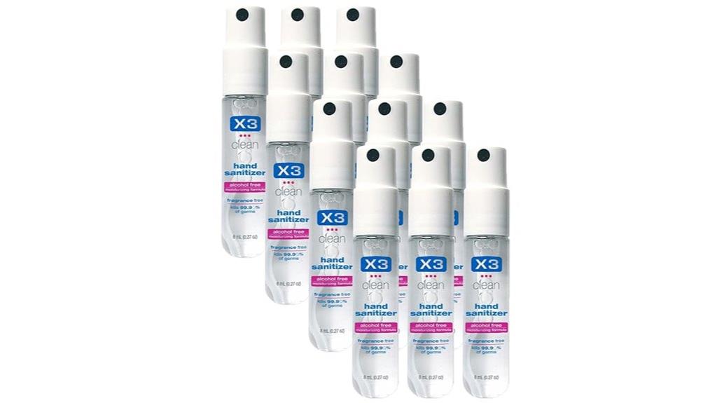 small portable sanitizer packs
