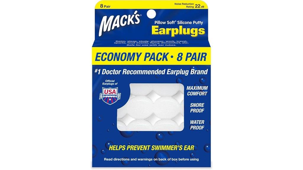 soft silicone earplugs 8 pairs