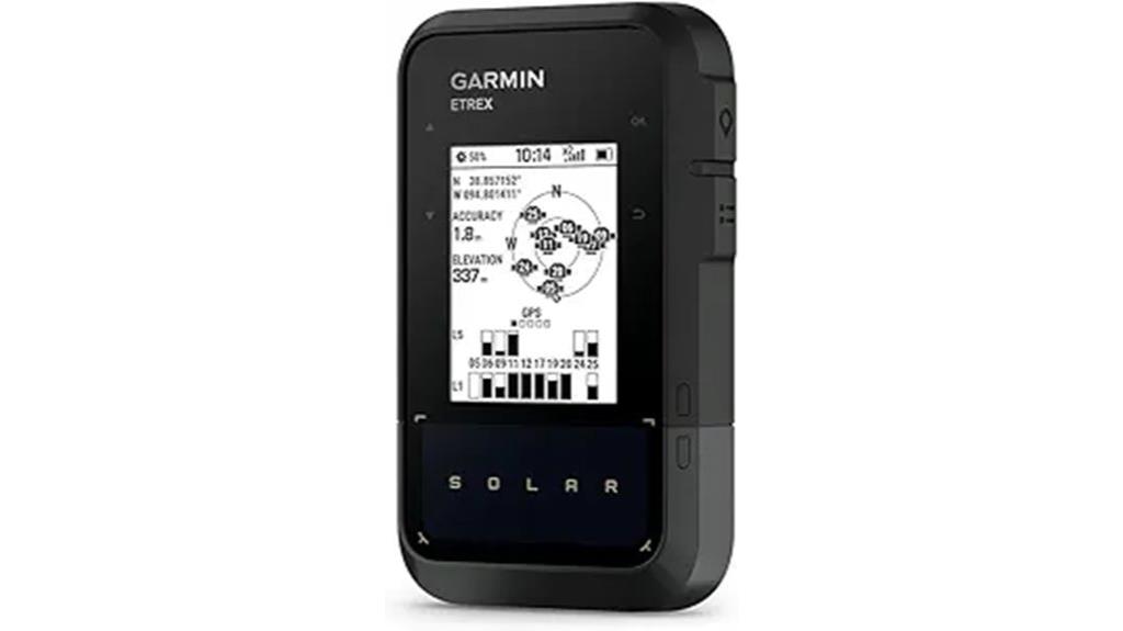 solar powered gps handheld