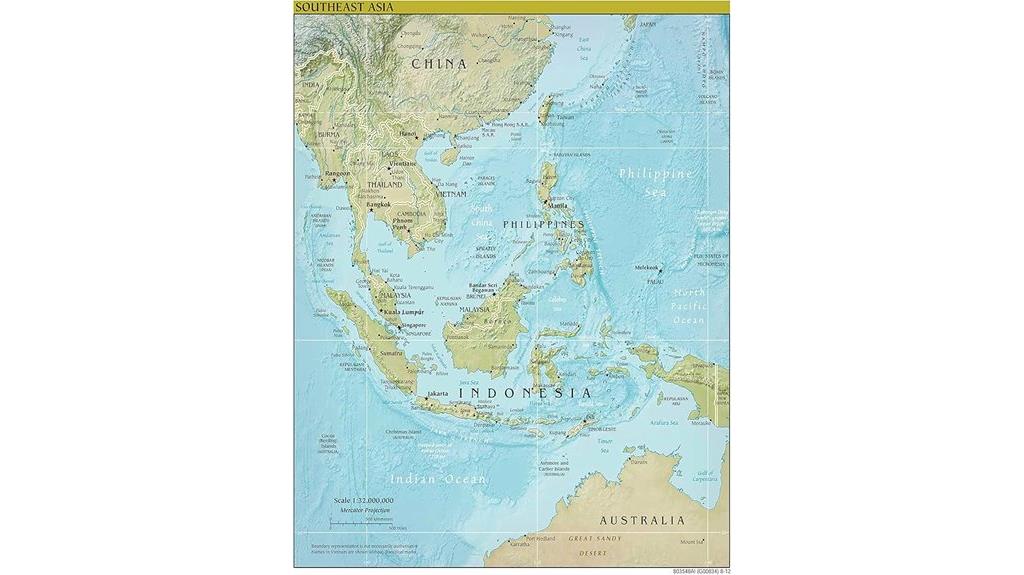 southeast asia political map