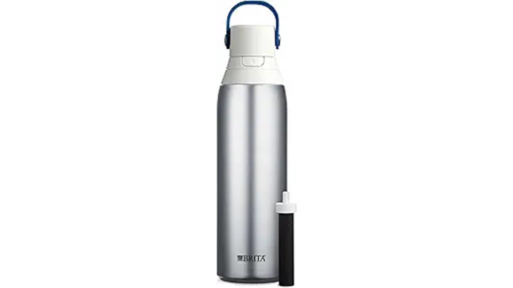 stainless steel filter bottle