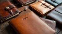 stylish refillable leather journals