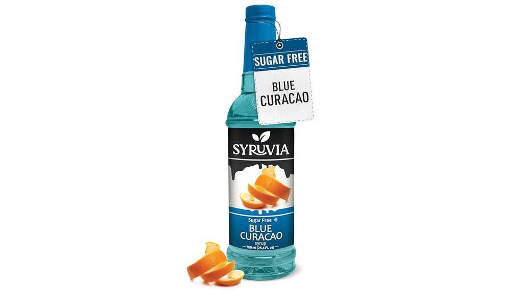 sugar free blue curacao syrup