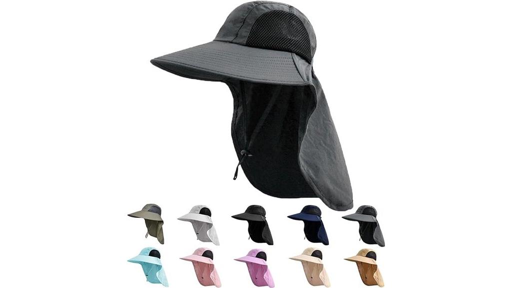sun protection with neck flap