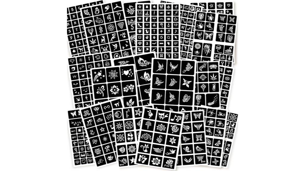 temporary tattoo stencil kit