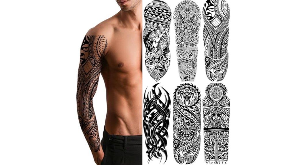 temporary tribal tattoo sleeves