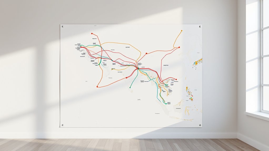 top asian rail network posters