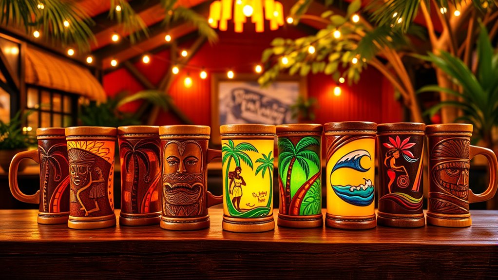 top bamboo tiki mug sets