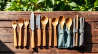 top bamboo travel utensil sets