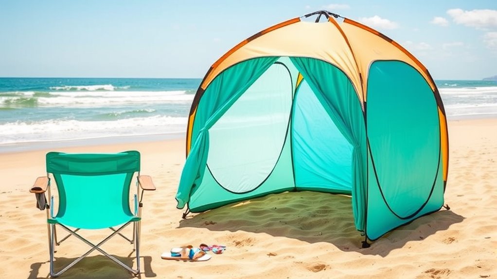top beach privacy tents