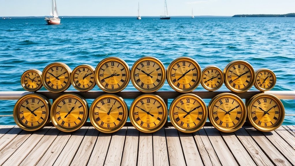 top brass tide clock selection