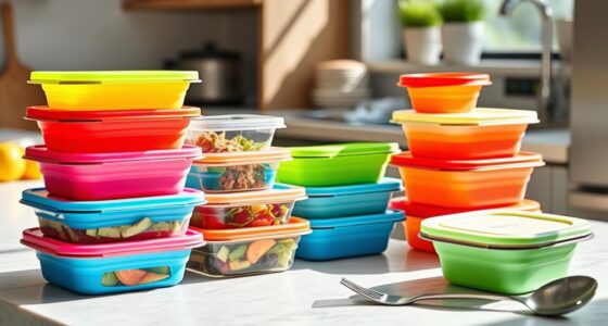 top collapsible silicone containers