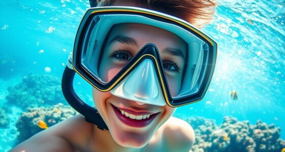 top panoramic snorkel masks