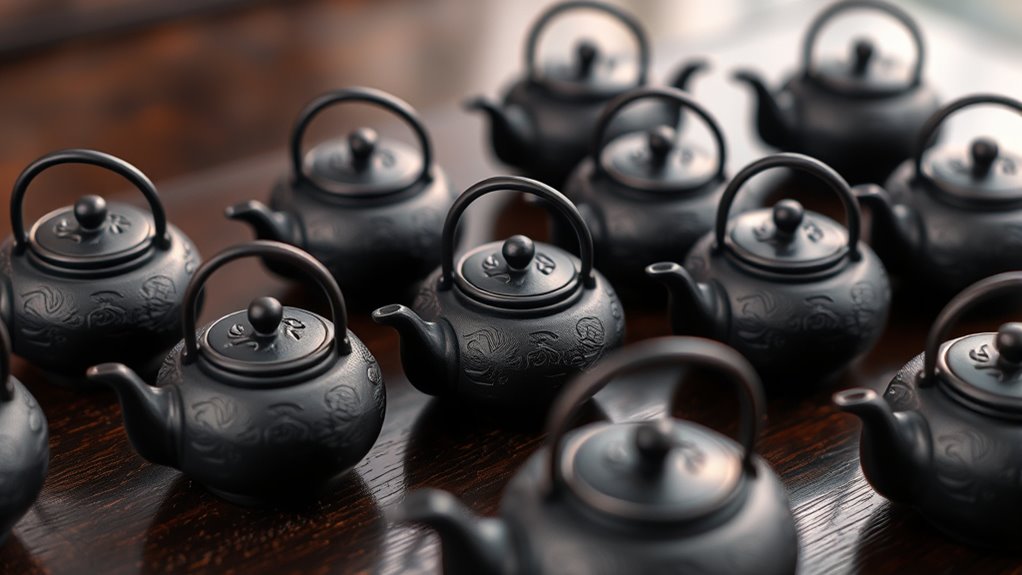 top small japanese cast iron teapots
