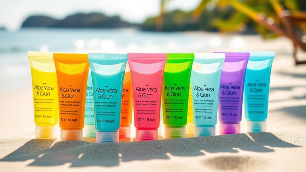 top small sun relief gels
