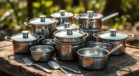 top stainless camping sets