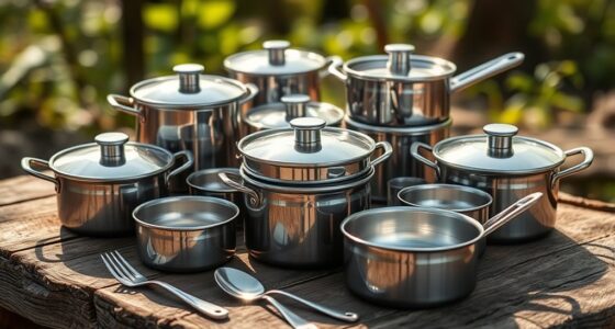 top stainless camping sets