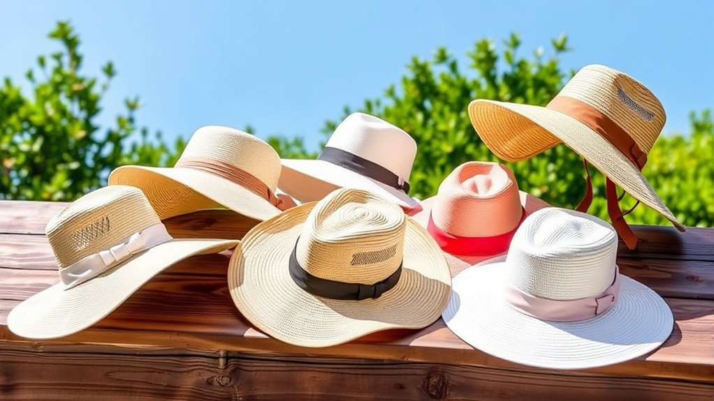 top wide brim sun hats